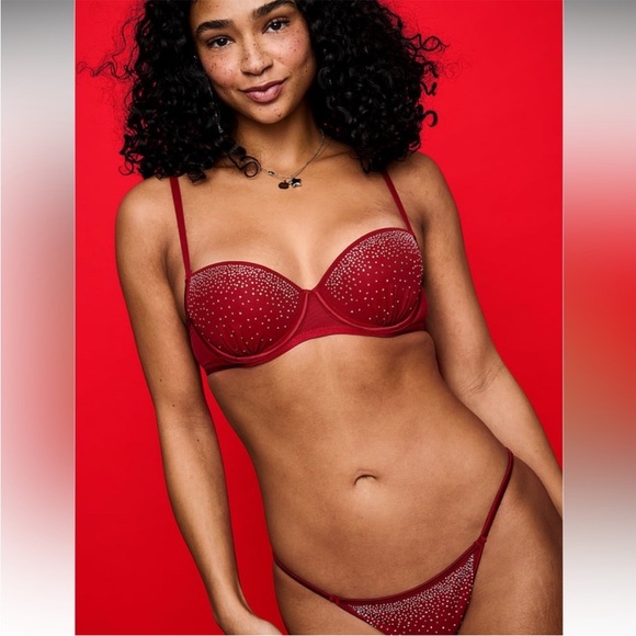 PINK Victoria's Secret Other - PINK Victoria's Secret Red Bra Set